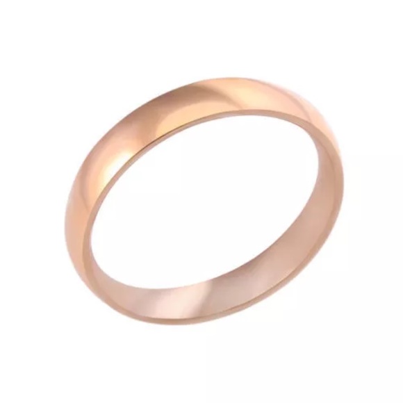4mm Rose Gold Ring - Picture 3 of 5